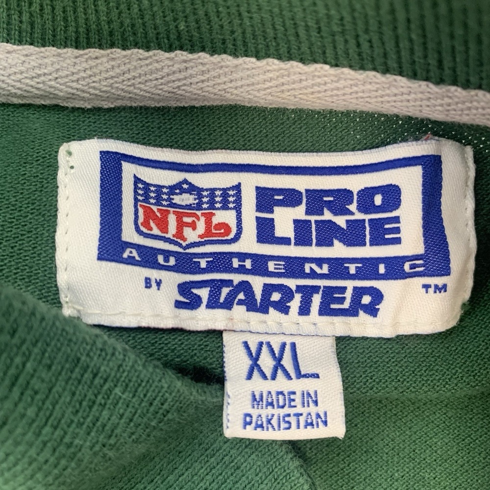 NFL Pro Line Authentic Starter Polo Shirt Men Packers Vintage XXL 2XL All Cotton - Picture 6 of 9